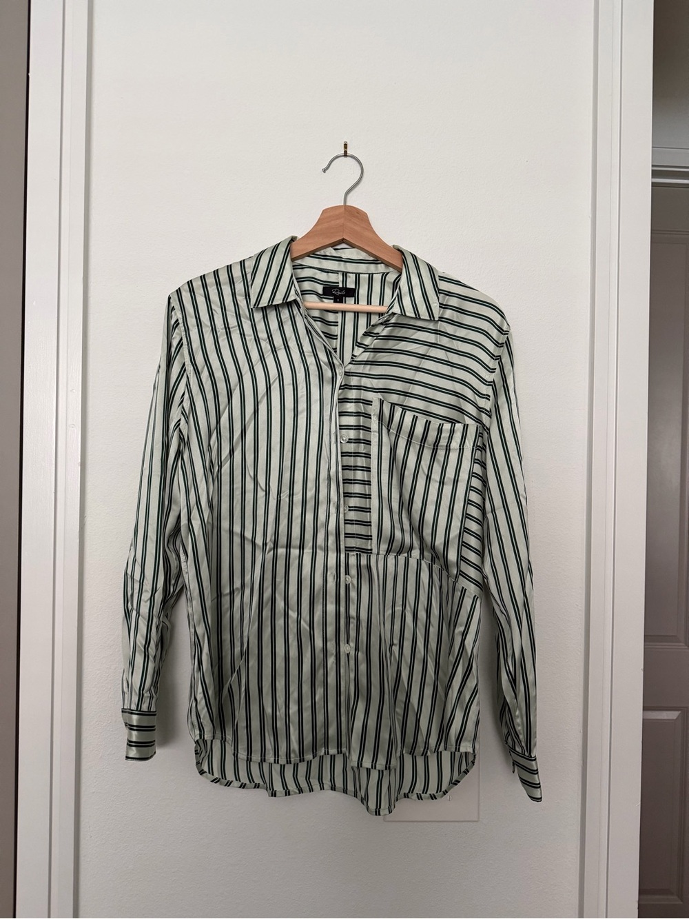 RAILS • silk spencer eden button down